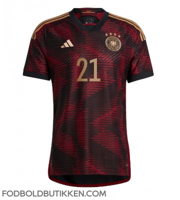 Tyskland Ilkay Gundogan #21 Udebanetrøje VM 2022 Kortærmet